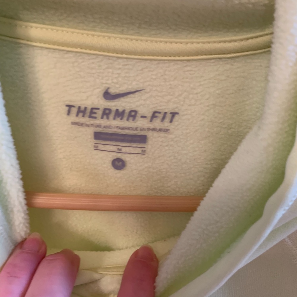Bright yellow Nike hoodie